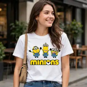 minion svg for cricut design printed on a plain product mockup