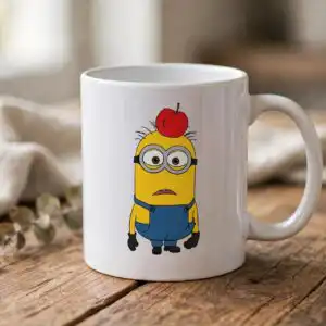 minion svg for cricut design printed on a plain product mockup