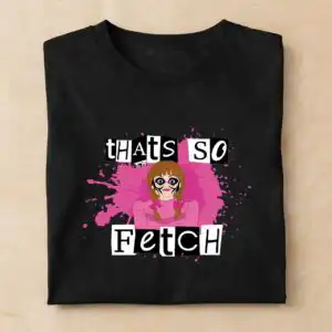 mean girls horror svg design printed on a plain product mockup