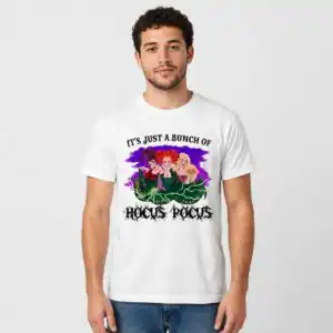 three women in witch costumes halloween with 30 hocus pocus pngs halloween three women witch costumes png design printed on a plain product mockup