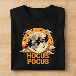 hocus pocus spell book png design printed on a plain product mockup