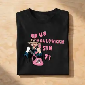 bad bunny halloween cartoon preview sheet for shirts and tumblers bad bunny png cartoon design printed on a plain product mockup