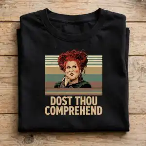 hocus pocus sanderson sisters png design printed on a plain product mockup
