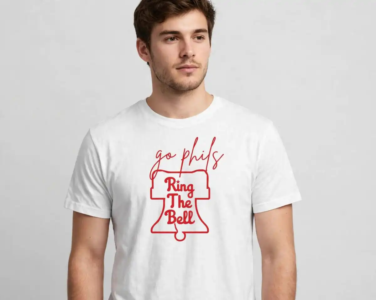 philadelphia phillies baseball team 2022 world series fan philadelphia phillies baseball team png design printed on a plain product mockup