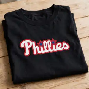 philadelphia phillies baseball team 2022 world series fan philadelphia phillies baseball team png design printed on a plain product mockup