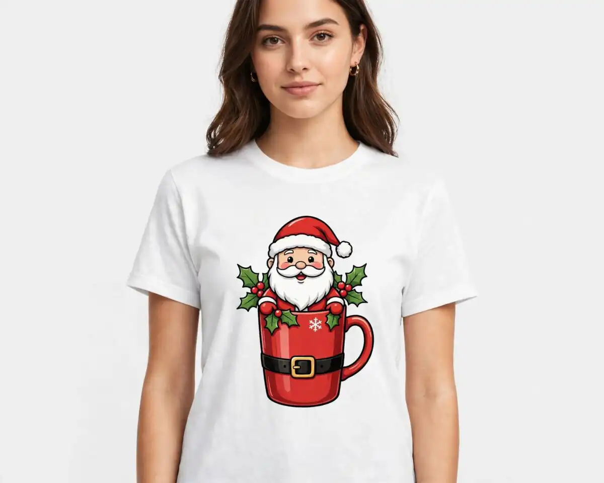 christmas vibes beverage cups grid - 72 festive drinks for shirts, mugs and tumblers christmas vibes svg design printed on a plain product mockup