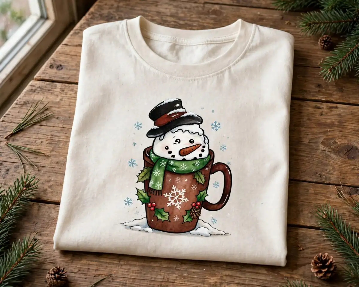 christmas vibes beverage cups grid - 72 festive drinks for shirts, mugs and tumblers christmas vibes svg design printed on a plain product mockup