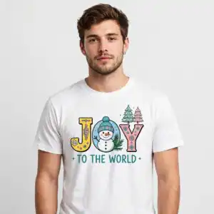 christmas winter quotes cute svg design printed on a plain product mockup