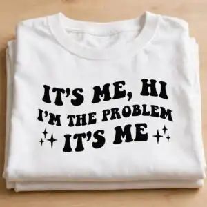 taylor swift svg files design printed on a plain product mockup