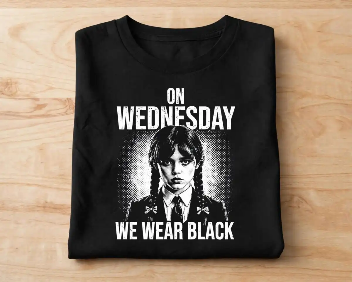 wednesday addams glass can wrap - 8 gothic sublimation pngs for halloween tumblers wednesday addams sublimation design printed on a plain product mockup