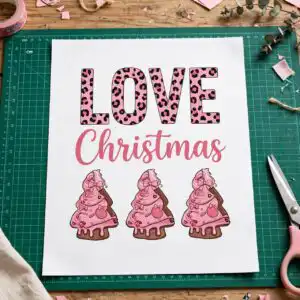 little debbie christmas tree cakes png design printed on a plain product mockup