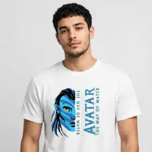 avatar way of water svg design printed on a plain product mockup