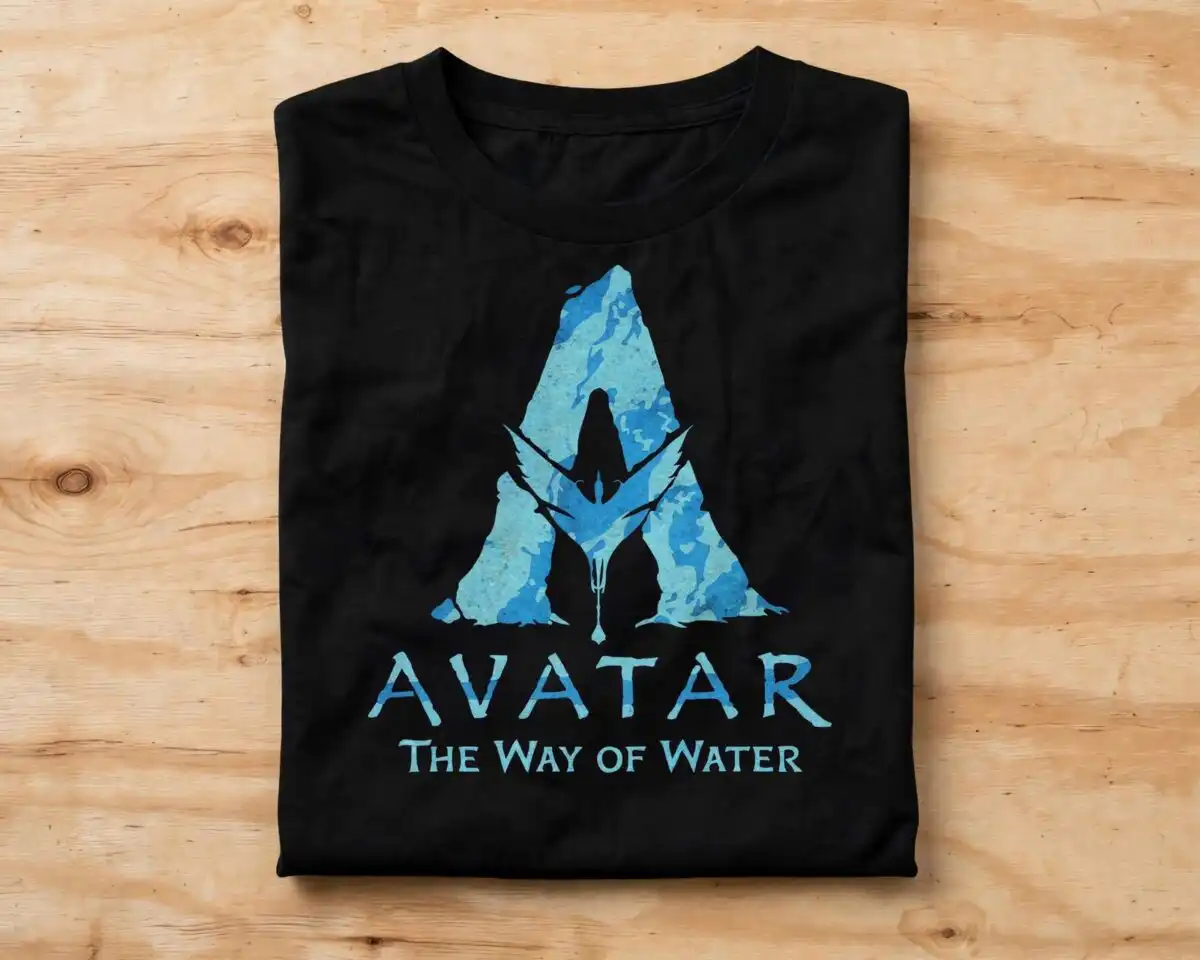 avatar way of water svg design printed on a plain product mockup