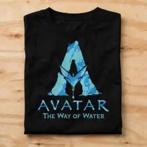 avatar way of water svg design printed on a plain product mockup