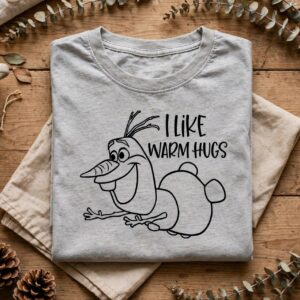 frozen birthday shirt for winter party and movie night frozen birthday shirt svg design printed on a plain product mockup