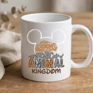 disney sublimation shirt ideas: animal kingdom 2023 vacation of safari designs disney sublimation png design printed on a plain product mockup