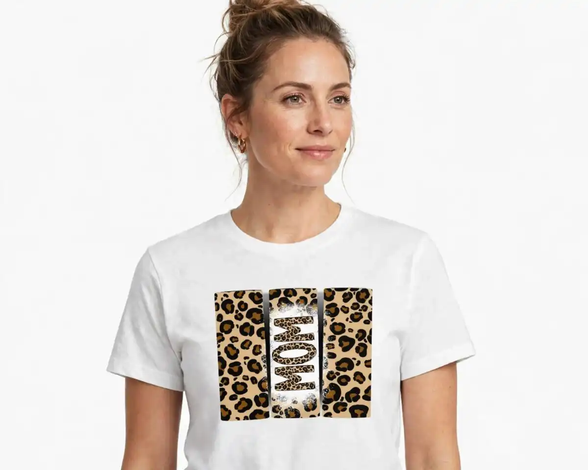 mother's day t shirt designs design printed on a plain product mockup