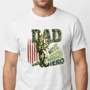 proud army dad tribute png set for military dads and daughters military dad army dad png design printed on a plain product mockup