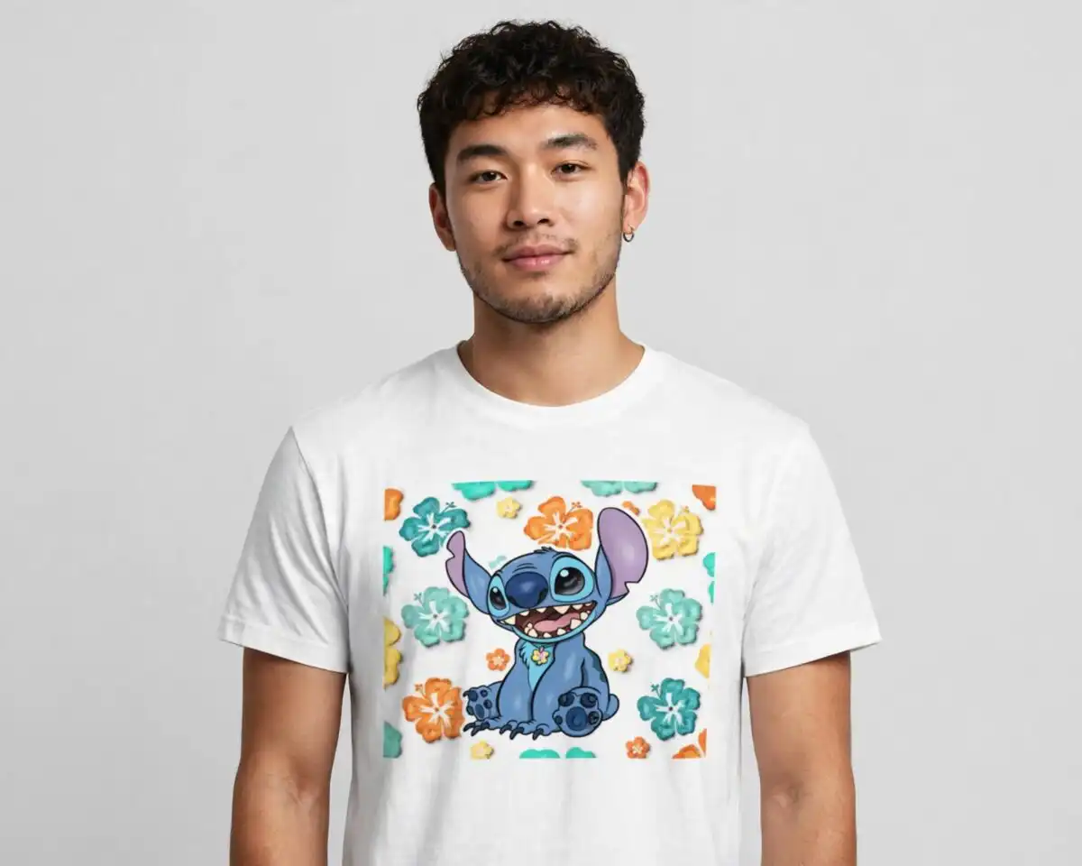 cute disney cartoon wrap with 3d puffy characters disney cartoon wrap 3d svg design printed on a plain product mockup