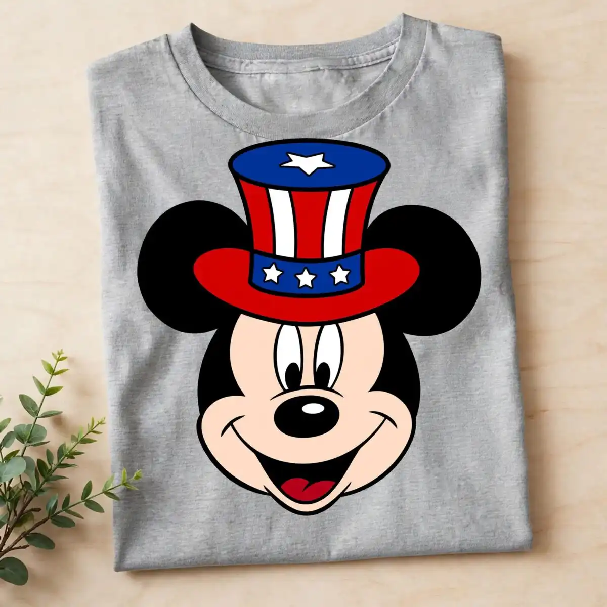 usa flag svg vector design printed on a plain product mockup