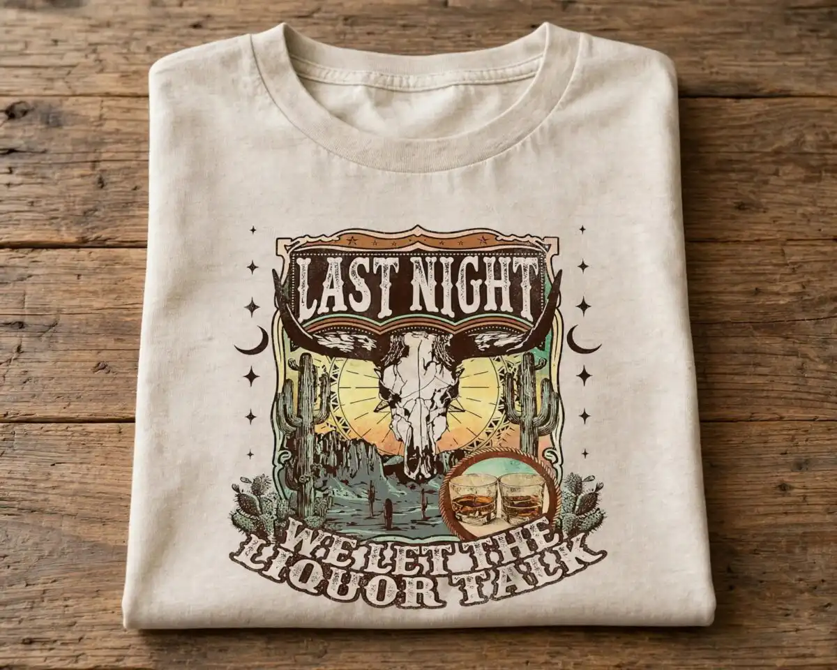 baby last night png music design printed on a plain product mockup
