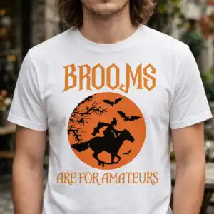 brooms amateurs halloween sg01072382 svg design printed on a plain product mockup
