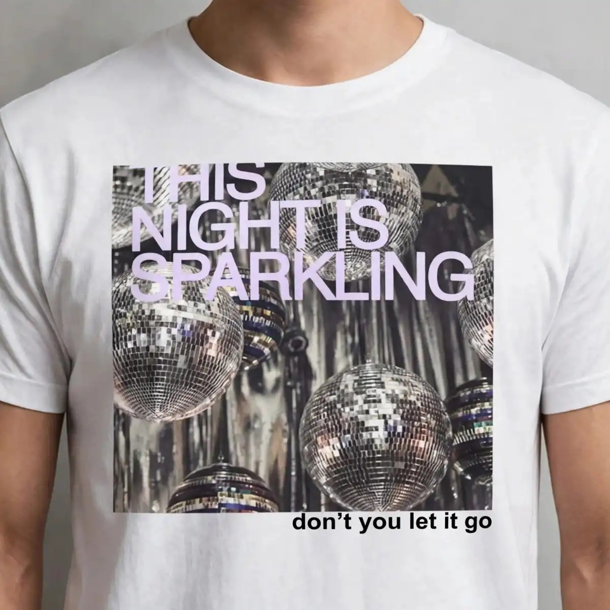 this nights sparkling taylor png design printed on a plain product mockup