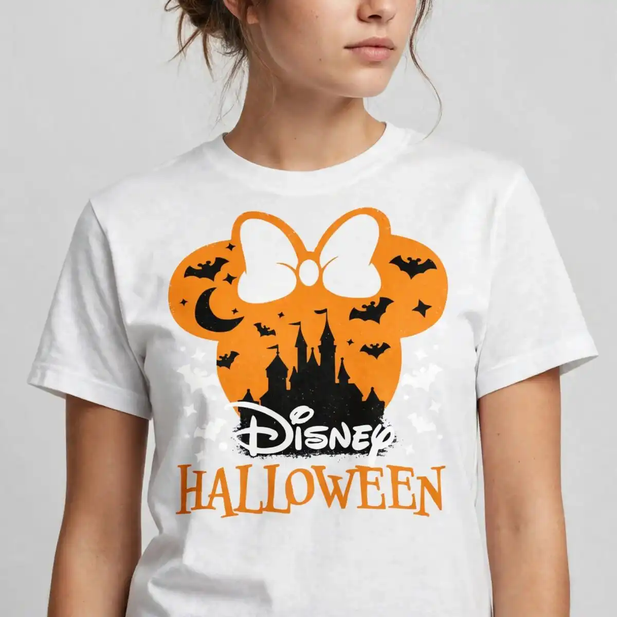 disney mimine ears halloween svg design printed on a plain product mockup