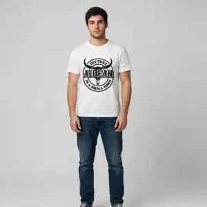 patriotic try small town country png design printed on a plain product mockup