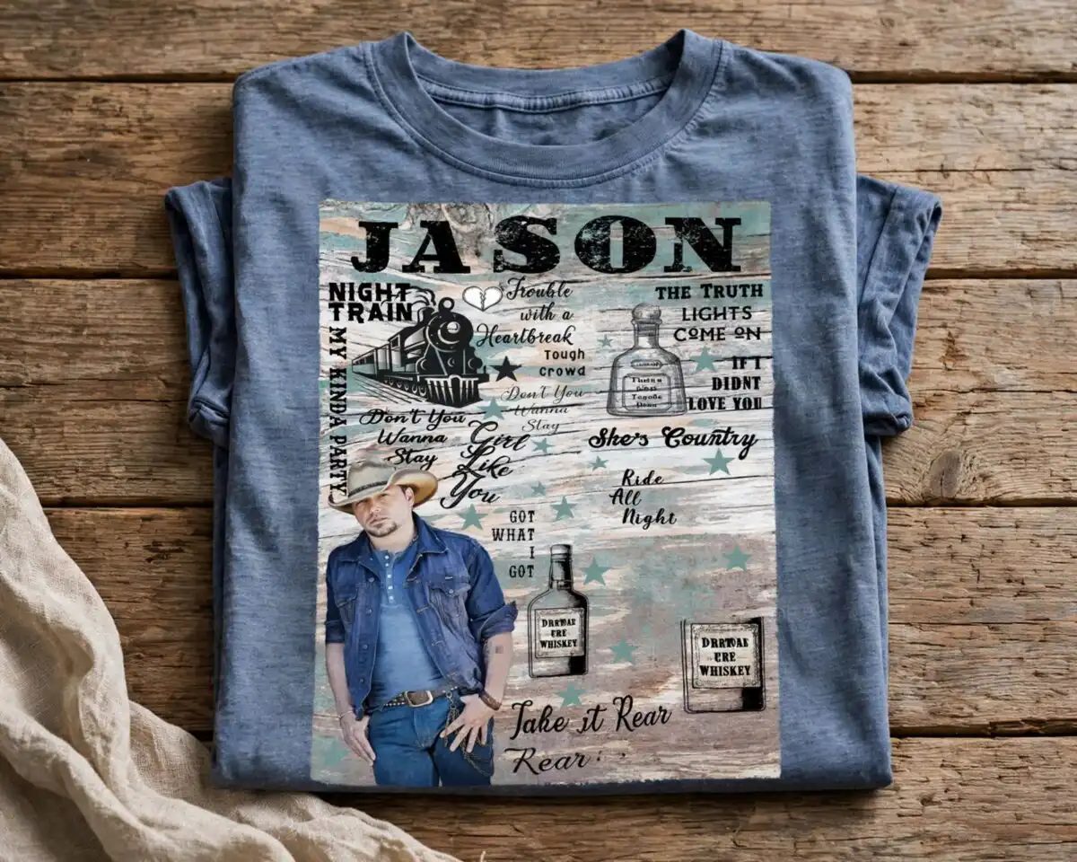 try small town skinny svg design printed on a plain product mockup