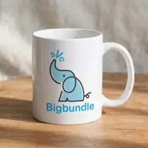 5th bluey birthday boy design with two puppies and number 5 5th bluey birthday boy png design printed on a plain product mockup