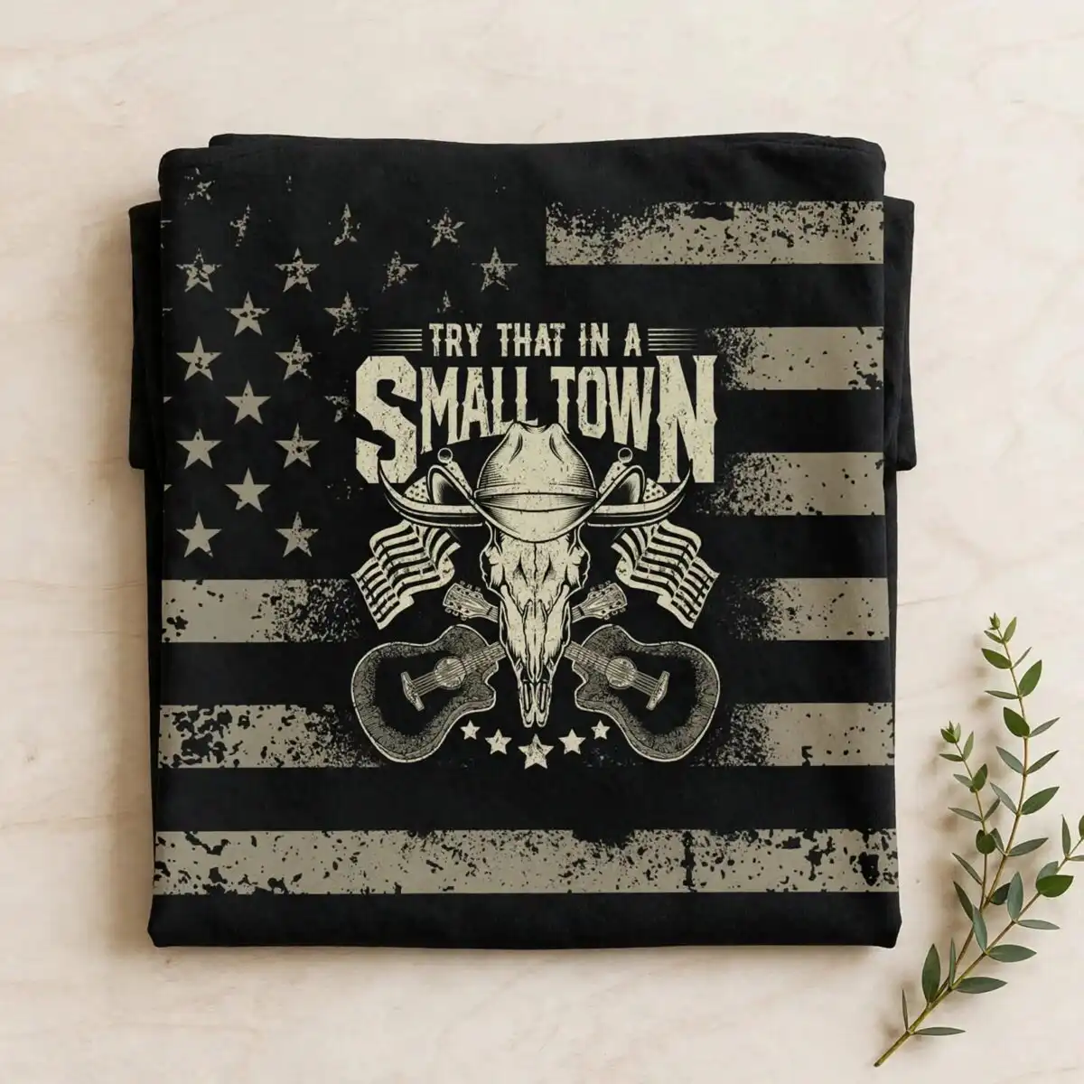 patriotic png images design printed on a plain product mockup