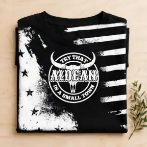 patriotic stars png design printed on a plain product mockup