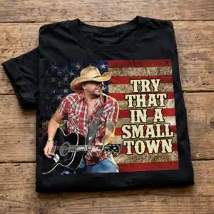 country singer png design printed on a plain product mockup