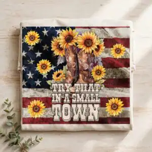 western cowboy png design printed on a plain product mockup