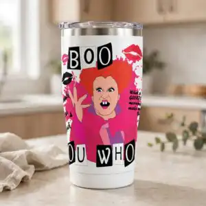 hocus pocus boo you svg design printed on a plain product mockup