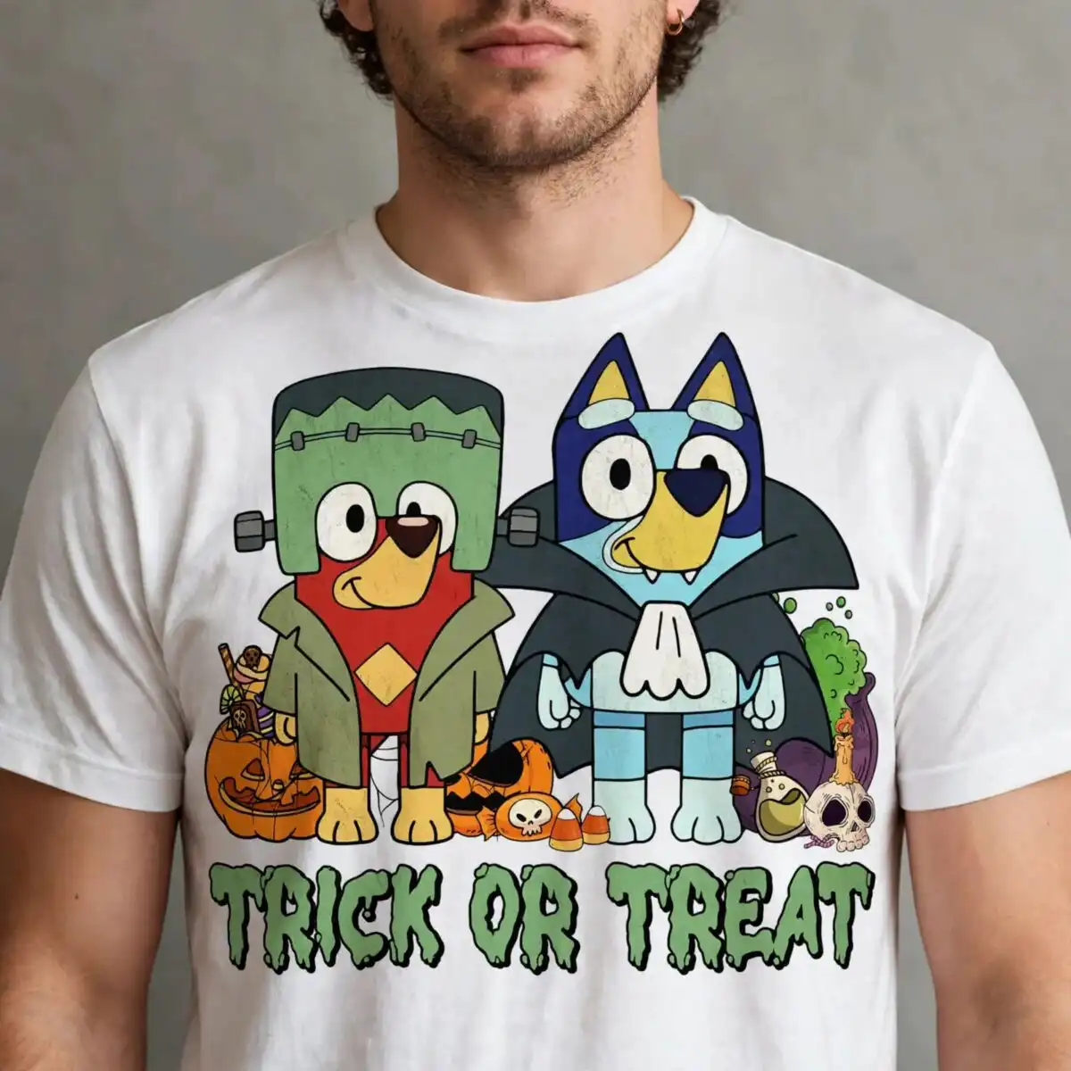bluey bingo png design printed on a plain product mockup
