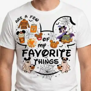 these are a few of my favorite things png design printed on a plain product mockup