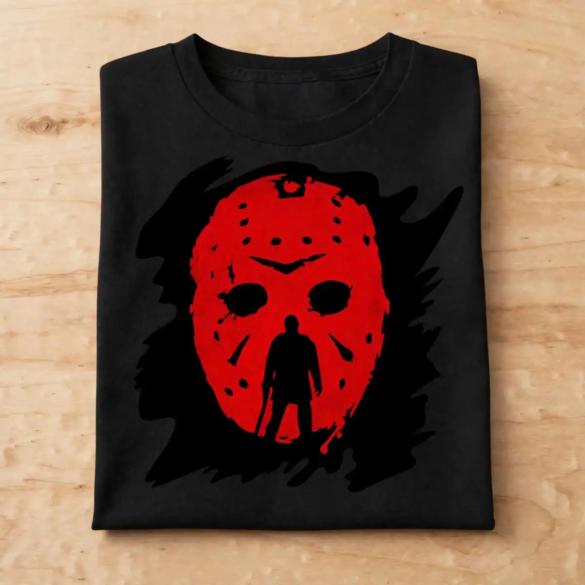 jason horror hockey mask design for halloween shirts and tumblers jason mask svg design printed on a plain product mockup