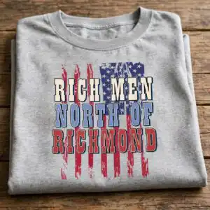 everyday rich men north of richmond country music - 6 vintage designs everyday rich men north richmond png design printed on a plain product mockup