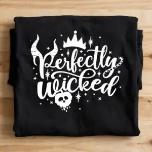 sassy halloween villain inspired bad girls quote for shirts and parties halloween villain inspired bad girls svg design printed on a plain product mockup