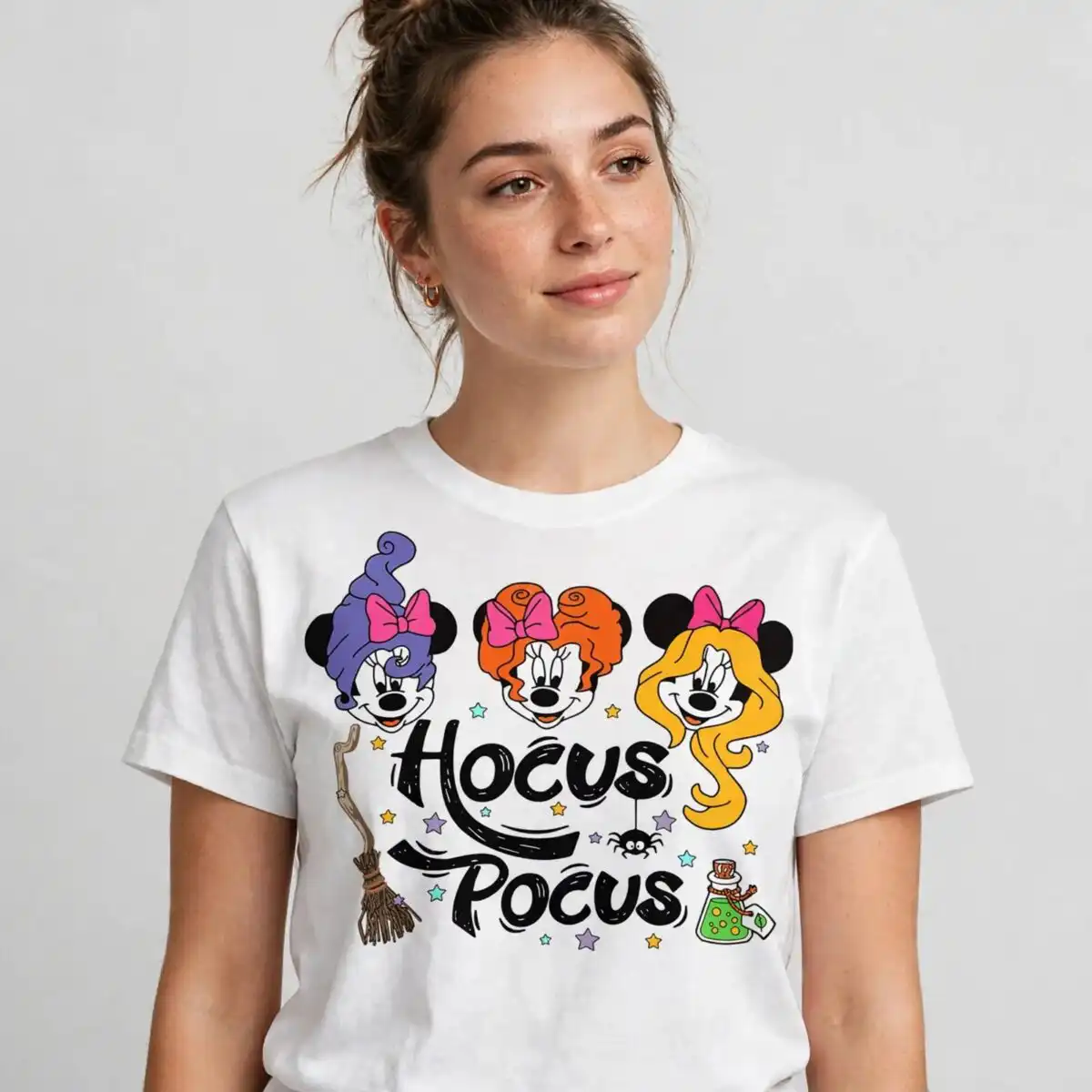disney mouse sanderson sisters hair cartoon design for halloween sanderson sisters hair svg design printed on a plain product mockup