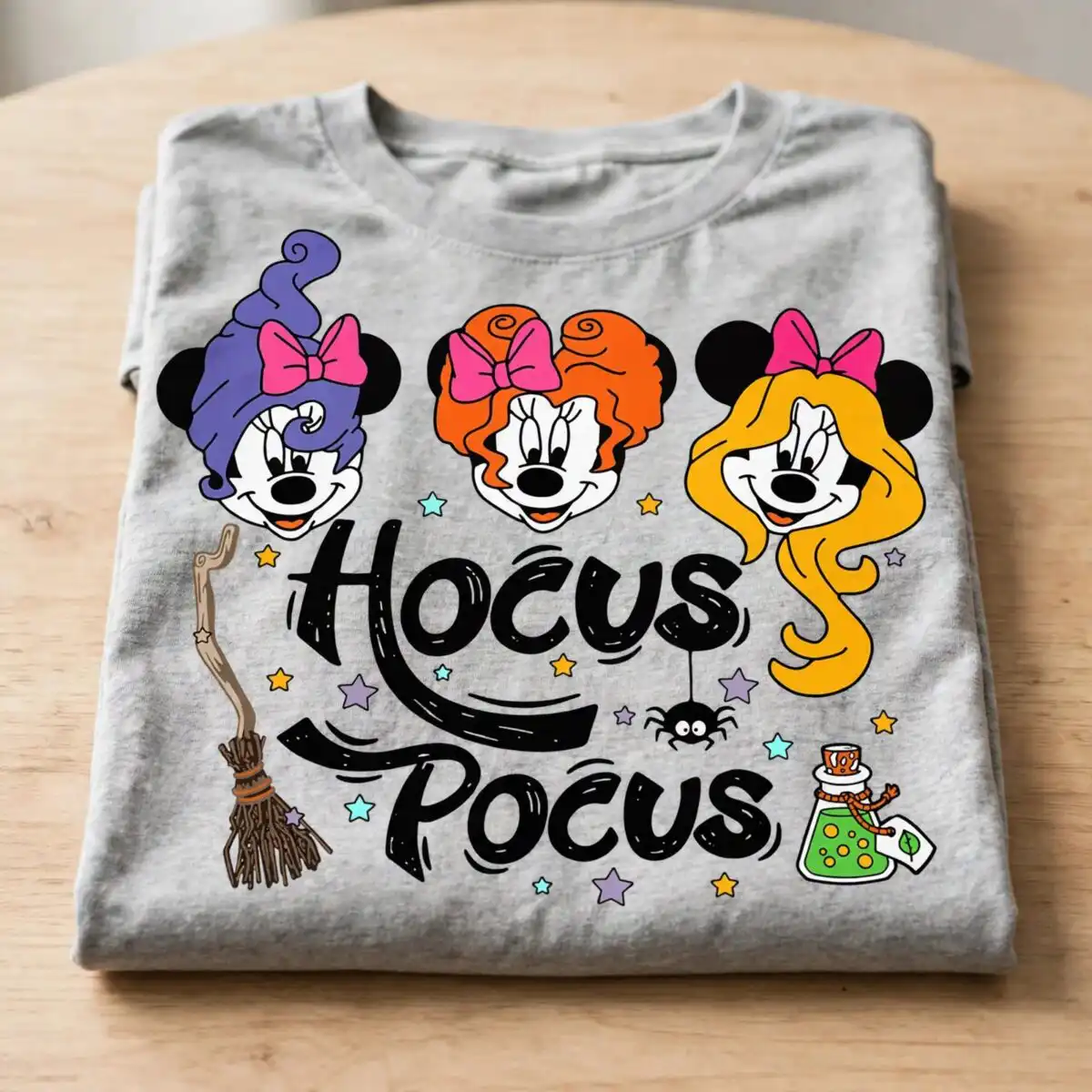 disney mouse sanderson sisters hair cartoon design for halloween sanderson sisters hair svg design printed on a plain product mockup