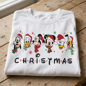 cartoon characters png images design printed on a plain product mockup