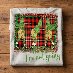 that's it i'm not going png - funny retro christmas sublimation that's it im not going png design printed on a plain product mockup