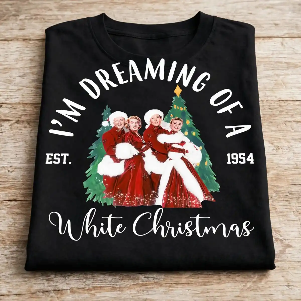 disney i'm dreaming white png design printed on a plain product mockup