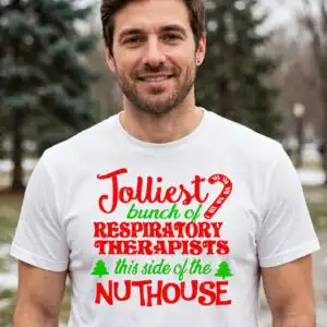 jolliest bunch festive christmas holiday quote with candy cane design christmas festive holiday quote candy svg design printed on a plain product mockup