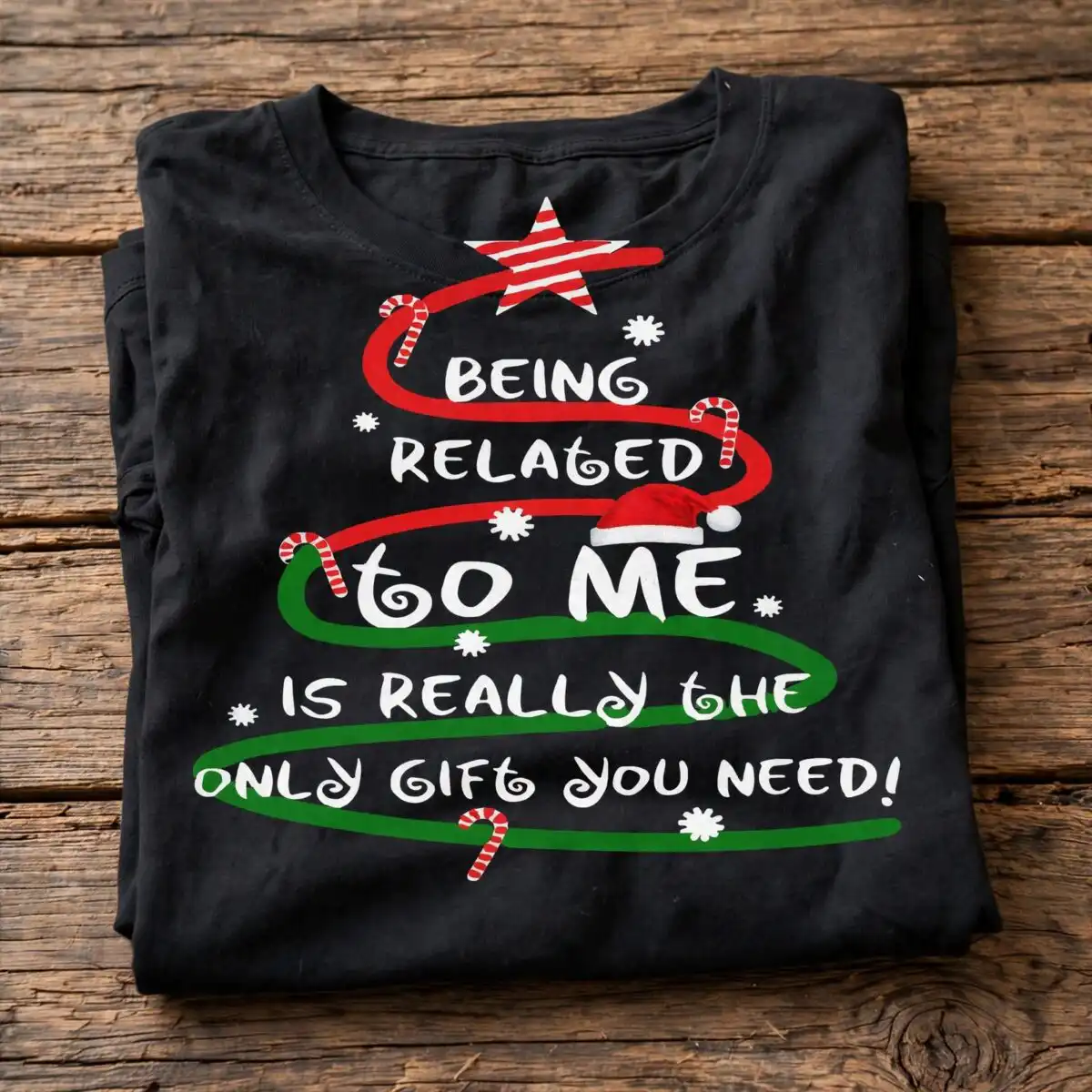 me really only gift svg design printed on a plain product mockup