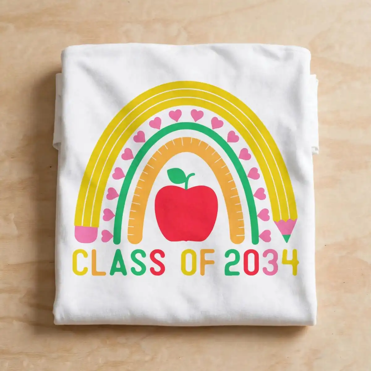 class grow me kindergarten svg design printed on a plain product mockup