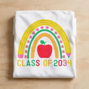 class grow me kindergarten svg design printed on a plain product mockup